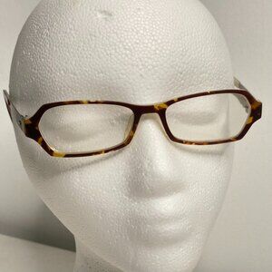 Lightec Morel 6675L Eyeglass Frames Brown Tortoise/Gunmetal 50 16 135
